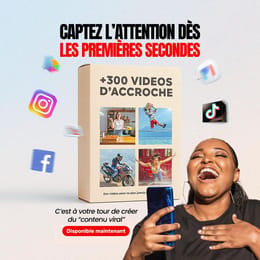 PACK DE +300 VIDEOS D'ACCROCHE - HOOKS !