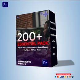 PACK ESSENTIEL : 200+ Presets Pro (Compatible Premiere Pro) + BONUS Sound Design