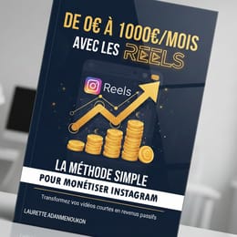 DE 0 € À 1 000 €/MOIS AVEC LES REELS : La Méthode Simple pour Monétiser Instagram
