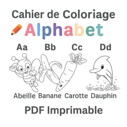 Cahier de Coloriage de l'Alphabet (3 à 10 ans)