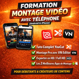 FORMATION complète en montage vidéo avec téléphone