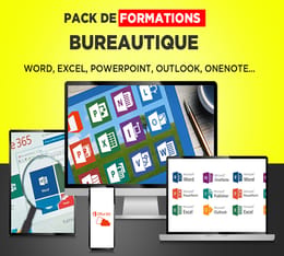 PACK COMPLET DE FORMATION EN BUREAUTIQUE