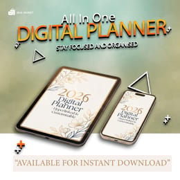 All in One Digital Planner 2026