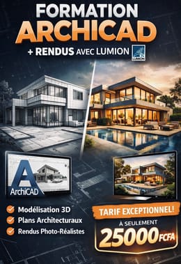 FORMATION ARCHICAD PLUS RENDUS AVEC LUMION