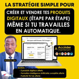 Gagne plus de 500.000 F CFA grâce à ton produit Digital en vendant sur CHARIOW(FORMATION COMPLÈTE)