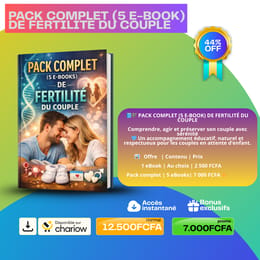 📘 🌿 PACK COMPLET (5 E-BOOK) DE FERTILITÉ DU COUPLE