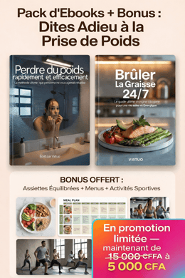 Perdez du poids + retrouvez l’énergie : le Pack “Transformation”  + BONUS OFFERT 🎁