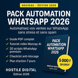 🚀 PACK AUTOMATION WHATSAPP 2026
