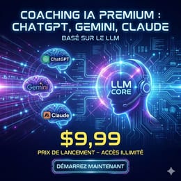 Coaching IA Premium 2026 : Maîtrisez ChatGPT, Gemini & Claude