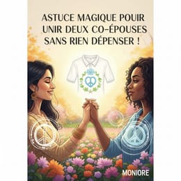 ASTUCE MAGIQUE POUR UNIR DEUX CO-ÉPOUSES SANS RIEN DÉPENSER !