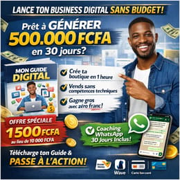 Gagne ton premier 500.000 FCFA en ligne en seulement 30 jours