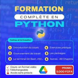 FORMATION COMPLETE EN PYTHON