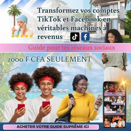Transformez vos comptes TikTok et Facebook en véritables machines à revenus