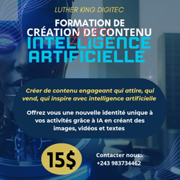 Formation de création de contenu avec IA