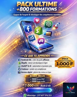 💸LE PACK ULTIME DE 800 FORMATIONS DIGITALES