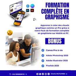 FORMATION COMPLÈTE EN GRAPHISME SUR MOBILE ET PC