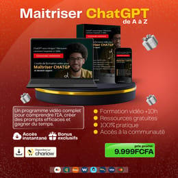 ChatGPT de A à Z : La Formation Ultime pour Maîtriser ChatGPT