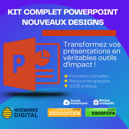 Kit complet modèles PowerPoint nouveaux designs