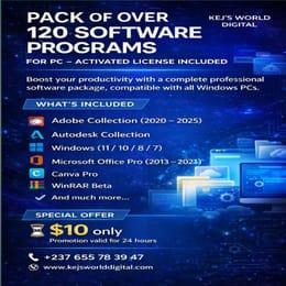 120 + software pack for PC