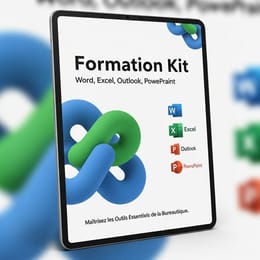 Formation Kit pour maitriser Word, Excel, Powerpoint, Outlook.