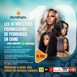 Les 10 meilleurs fournisseurs de perruque en chine + leurs contacts whatsapp