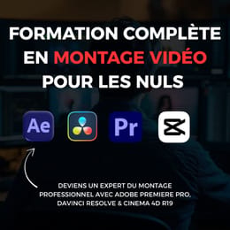 FORMATION COMPLÈTE EN MONTAGE VIDÉO