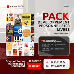 Pack Développement Personnel – 2100 livres