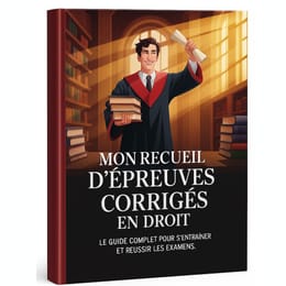 RECUEIL D’ÉPREUVES CORRIGÉES EN DROIT : Le guide complet pour s’entraîner et réussir ses examens.
