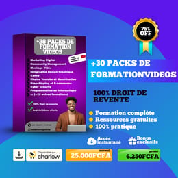 +30 PACKS DE FORMATION EN VIDEOS