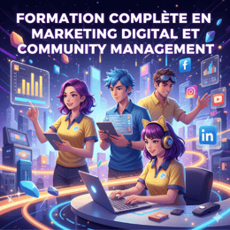 FORMATION en  COMMUNITY MANAGEMENT et DIGITAL MARKETING