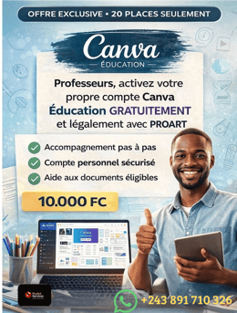Canva Éducation – Activation & accompagnement (enseignants)