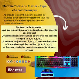 La maîtrise du clavier d'un ordinateur du débutant à rapide en 14 jours
