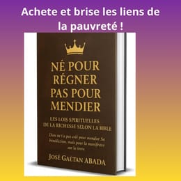 📘 LIVRE : "NÉ(E) POUR RÉGNER, PAS POUR MENDIER. Les lois spirituelles de la richesse selon la Bible