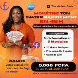 Monétise Ton Savoir Rapidement  - Méthode Compétence Qui Vend