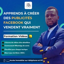 Apprends à créer des publicités Facebook performantes pour vendre tes produits ou services.
