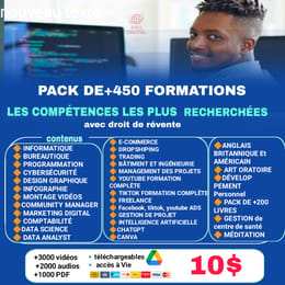 PACK ULTIME DE +450 FORMATIONS