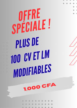 CV et Lettres de Motivation Modifiables