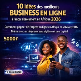 10 idées des meilleurs  business en ligne à lancer absolument en  Afrique en cette année 2026