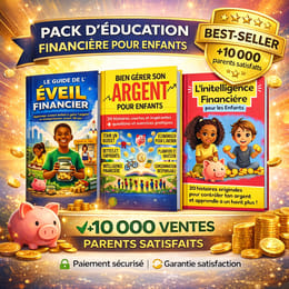 3 ebooks pratiques pour former un enfant financièrement intelligent