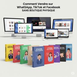Comment vendre sur whatsapp, tiktok et Facebook sans boutique physique