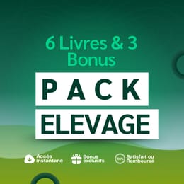 Pack 6 Livres sur l'élevage