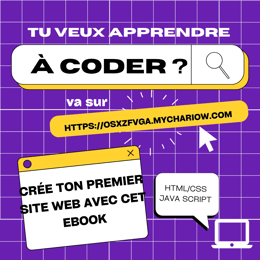 Guide complet pour apprendre le HTML, CSS & le JavaScript