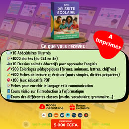 Ressources éducatives digitales pour accompagner scolairement de la Maternelle à la Terminale