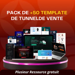 +50 Templates de tunnel de vente