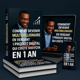 Comment devenir multimillionnaire en vendant un produit digitale qui coûte  1000 FCFA en 1 an