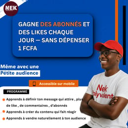 Gagne des abonnés et vends chaque jour sur Facebook sans dépenser 1 FCFA -FORMATION COMPLÈTE