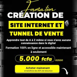 FORMATION (SITE INTERNET & TUNNEL DE VENTE)