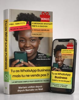 Tu as WhatsApp Business mais tu ne vends pas ?