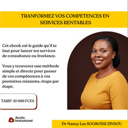 Transformez vos compétences en services rentables