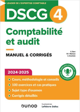 DSCG 4 - Comptabilité et audit - Manuel 2024-2025 - 6e édition